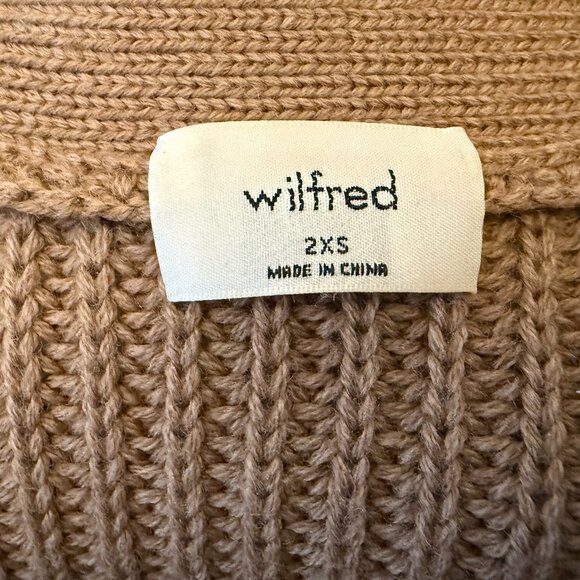 Wilfred Cortado Cardigan knit cardigan  #81757 camel xxs - Picture 6 of 7